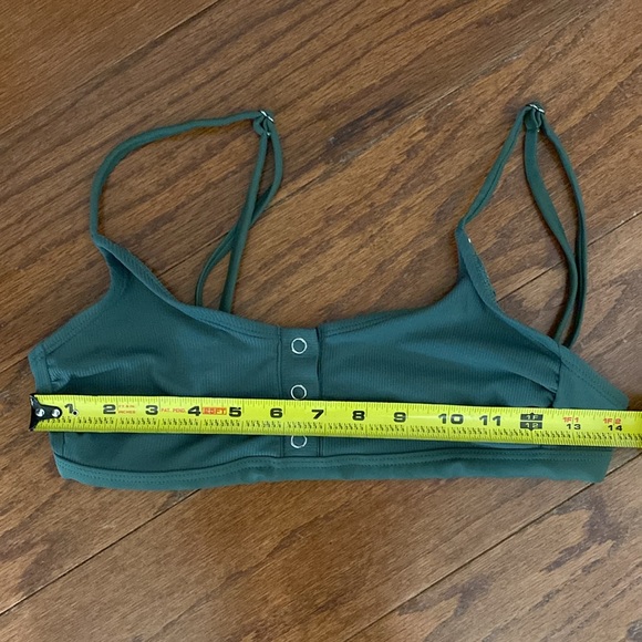 Xhilaration army green bathing suit top. Size Medium NWNT - Picture 6 of 8